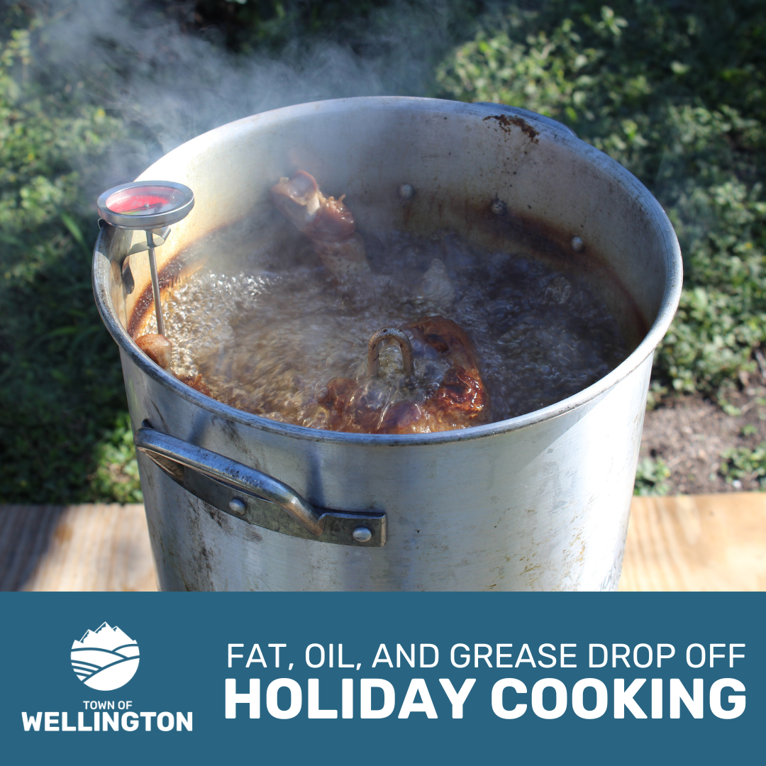 HOLIDAY COOKING - Grease drop off
