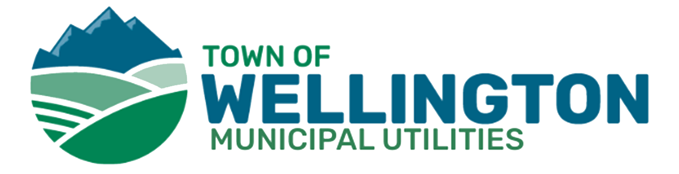 Town of Wellington Municipal Utilities Logo horizontal